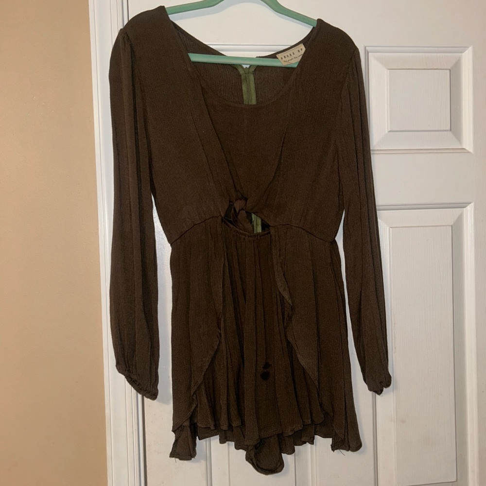 Front twist romper